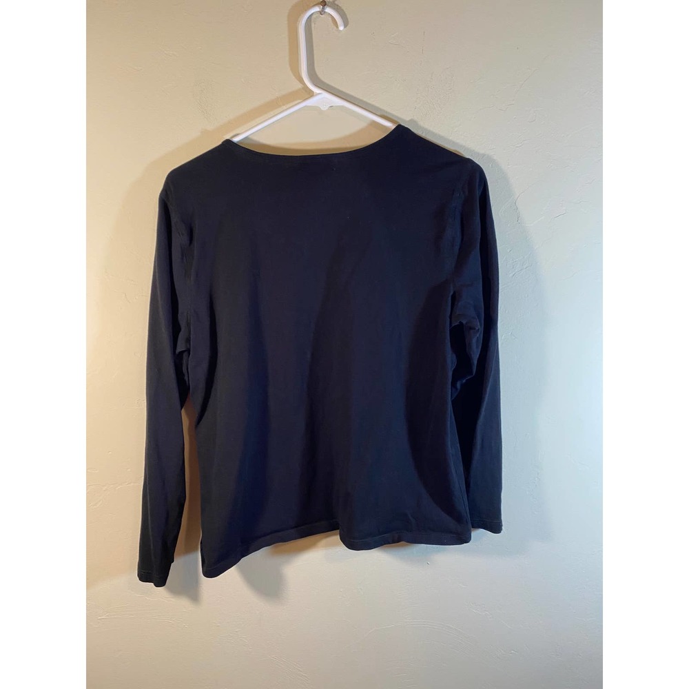 Lauren Jeans CO. Ralph Lauren Tee Black Size P/L - Picture 7 of 8